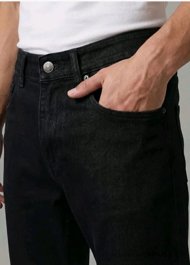 Urbano Fashion Men's Relaxed Fit Washed Denim Jeans Non-Stretchable
- 40
