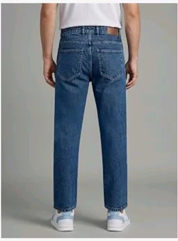 Urbano Fashion Men's Relaxed Fit Washed Denim Jeans Non-Stretchable - 30