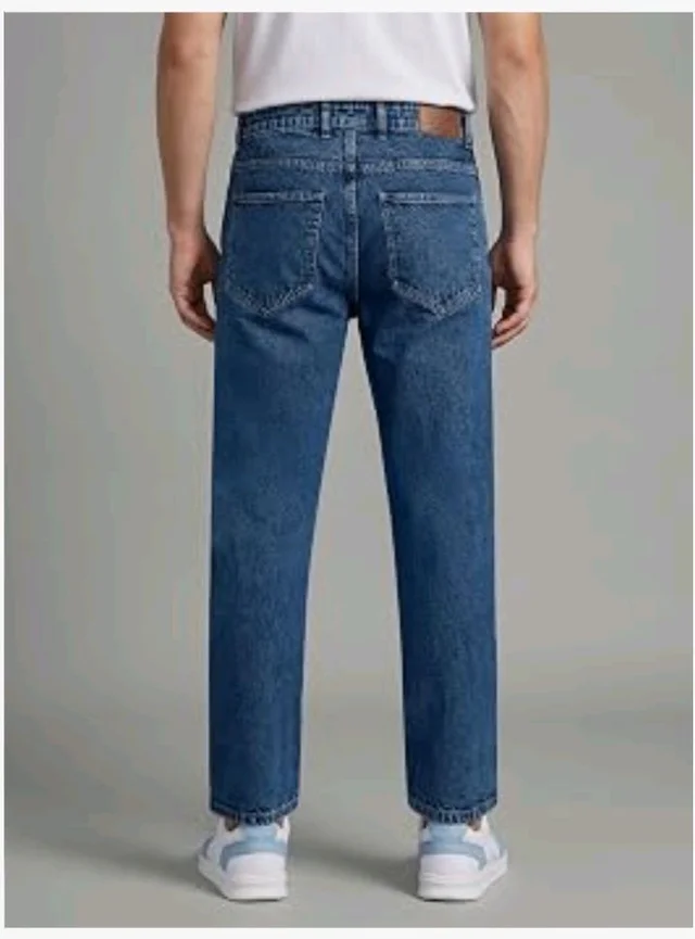 Urbano Fashion Men's Relaxed Fit Washed Denim Jeans Non-Stretchable - 30