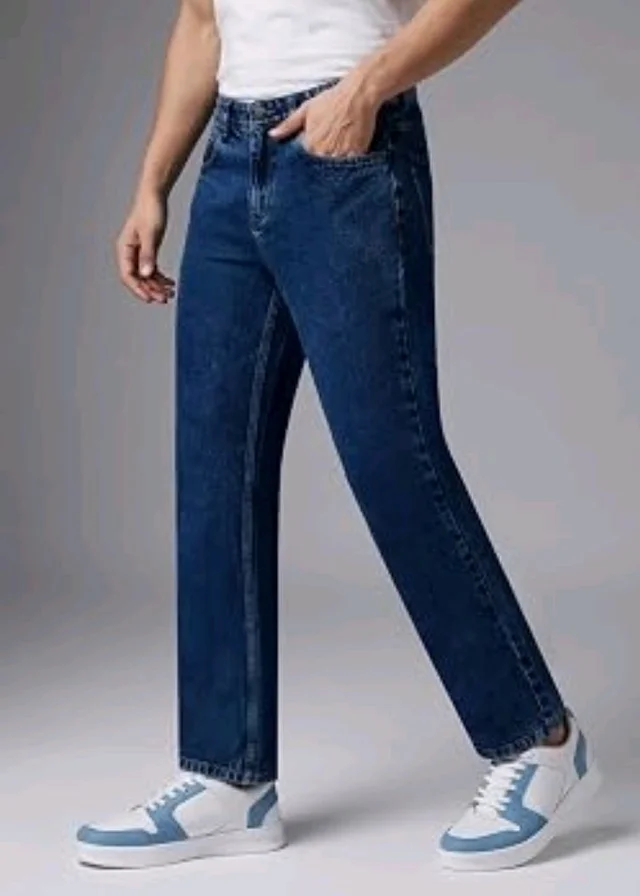 Urbano Fashion Men's Relaxed Fit Washed Denim Jeans Non-Stretchable
- 30
