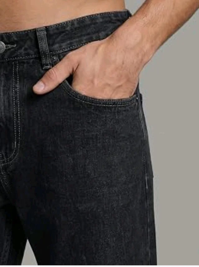 Urbano Fashion Men's Relaxed Fit Washed Denim Jeans Non-Stretchable
- 30