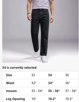 Urbano Fashion Men's Relaxed Fit Washed Denim Jeans Non-Stretchable
- 30