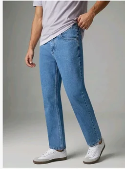 Urbano Fashion Men's Relaxed Fit Washed Denim Jeans Non-Stretchable
- 30