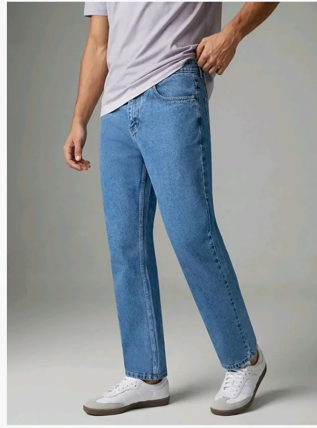 Urbano Fashion Men's Relaxed Fit Washed Denim Jeans Non-Stretchable
- 30