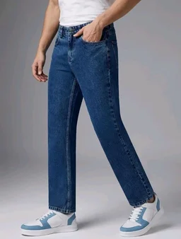 Urbano Fashion Men's Relaxed Fit Washed Denim Jeans Non-Stretchable
- 30