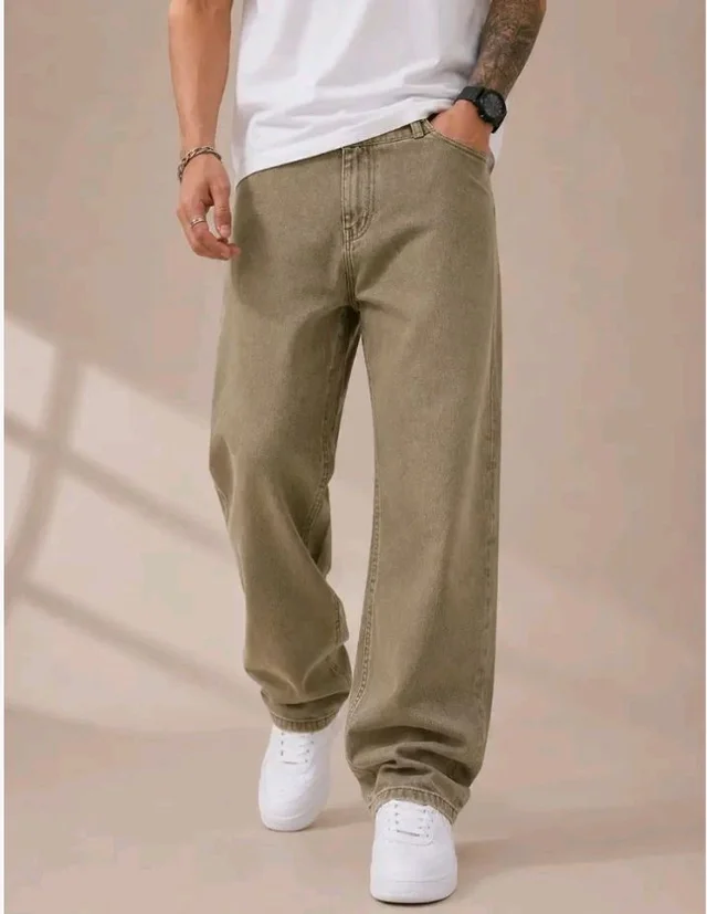 Men's Comfortable Casual Denim Jeans || Straight Fit (Jean) for Men || Regular Fit Mid Rise Flat Front Full Length Jeans for Men| Modern & Fashionable for Casualwear - 32