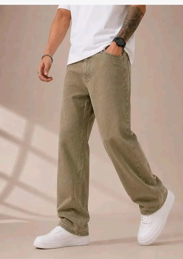 Men's Comfortable Casual Denim Jeans || Straight Fit (Jean) for Men || Regular Fit Mid Rise Flat Front Full Length Jeans for Men| Modern & Fashionable for Casualwear - 32