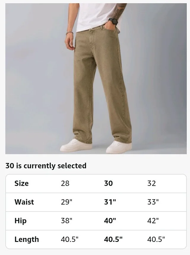 Men's Comfortable Casual Denim Jeans || Straight Fit (Jean) for Men || Regular Fit Mid Rise Flat Front Full Length Jeans for Men| Modern & Fashionable for Casualwear - 32