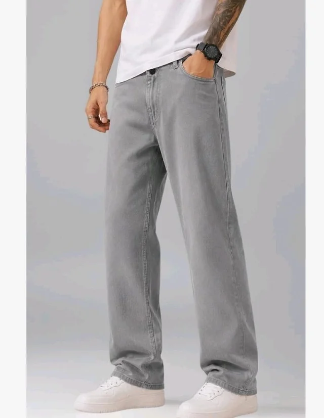 Men's Comfortable Casual Denim Jeans || Straight Fit (Jean) for Men || Regular Fit Mid Rise Flat Front Full Length Jeans for Men| Modern & Fashionable for Casualwear
- 32