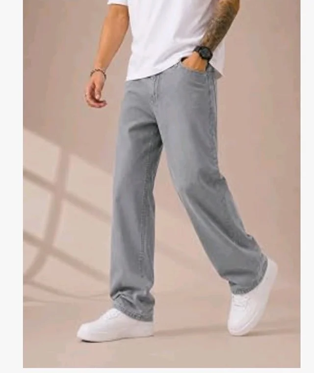 Men's Comfortable Casual Denim Jeans || Straight Fit (Jean) for Men || Regular Fit Mid Rise Flat Front Full Length Jeans for Men| Modern & Fashionable for Casualwear
- 32