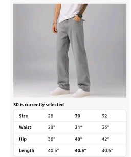 Men's Comfortable Casual Denim Jeans || Straight Fit (Jean) for Men || Regular Fit Mid Rise Flat Front Full Length Jeans for Men| Modern & Fashionable for Casualwear
- 32