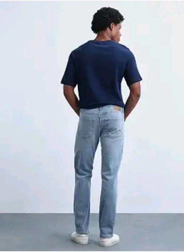 Flying Machine Men's Slim Straight Fit Jeans| Solid | High Rise | Stretchable | Jeans for Man
- 32