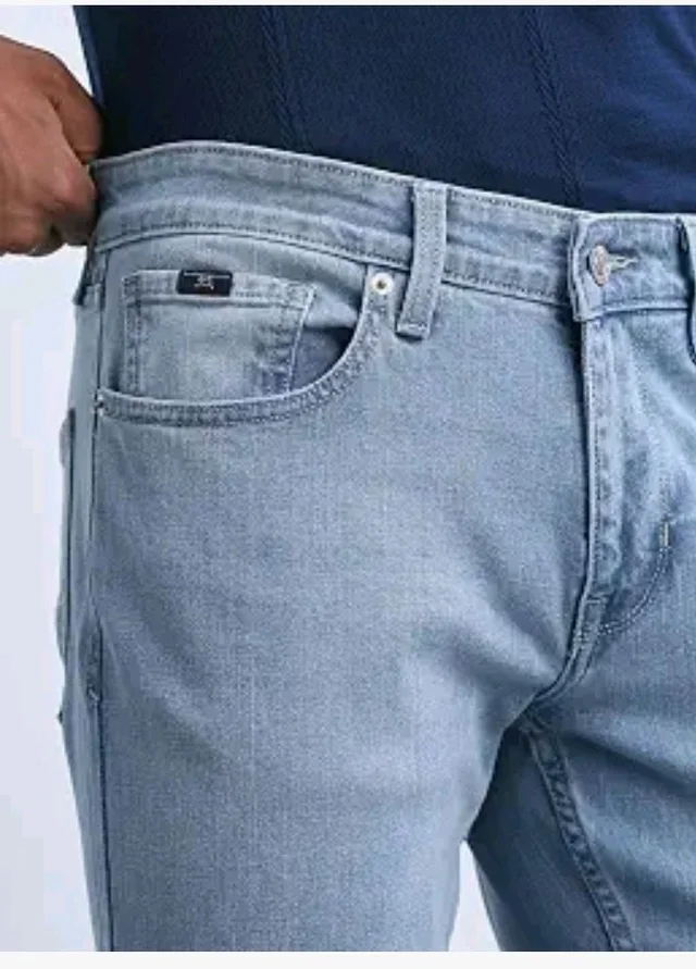 Flying Machine Men's Slim Straight Fit Jeans| Solid | High Rise | Stretchable | Jeans for Man
- 32