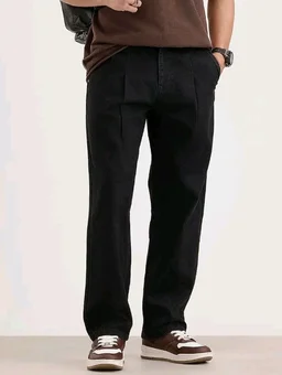 WROGN Men's Loose Fit Jeans | Mid Rise | Jeans for Man - 38