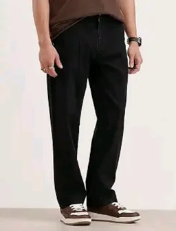 WROGN Men's Loose Fit Jeans | Mid Rise | Jeans for Man - 38
