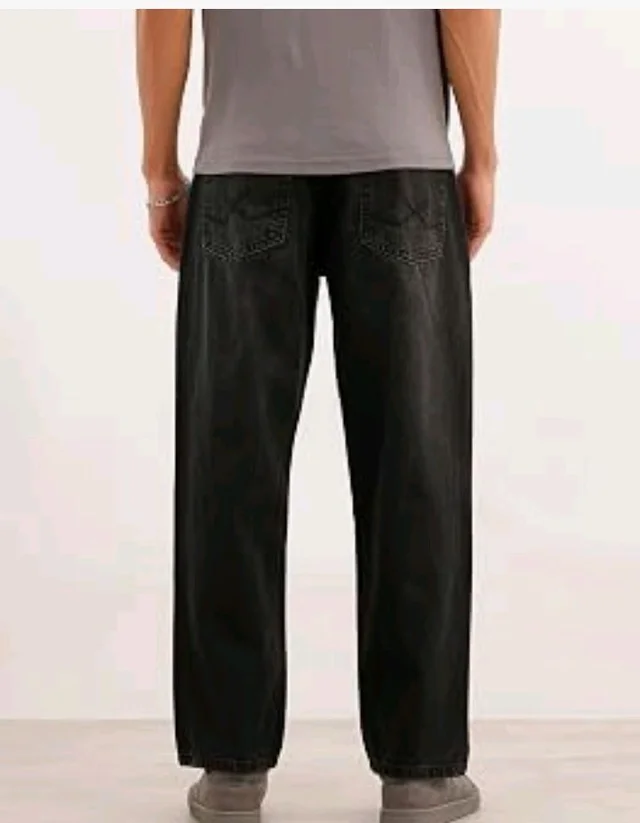 WROGN Men's Loose Fit Jeans | Mid Rise | Jeans for Man - 34