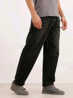 WROGN Men's Loose Fit Jeans | Mid Rise | Jeans for Man - 34