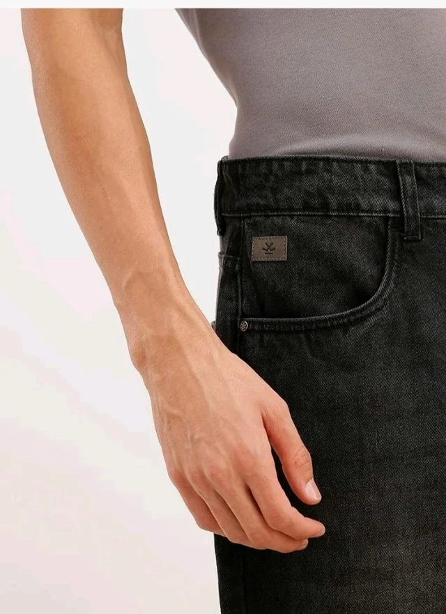 WROGN Men's Loose Fit Jeans | Mid Rise | Jeans for Man - 34