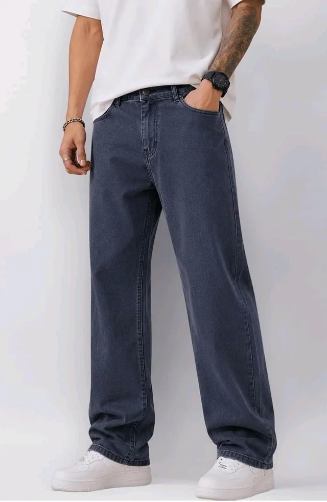 Men's Comfortable Casual Denim Jeans || Straight Fit (Jean) for Men || Regular Fit Mid Rise Flat Front Full Length Jeans for Men| Modern & Fashionable for Casualwear
- 32