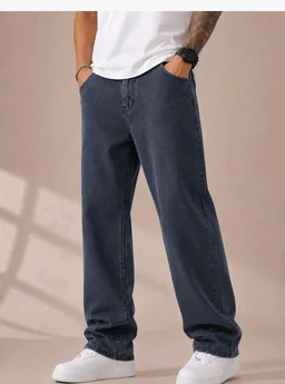 Men's Comfortable Casual Denim Jeans || Straight Fit (Jean) for Men || Regular Fit Mid Rise Flat Front Full Length Jeans for Men| Modern & Fashionable for Casualwear
- 32