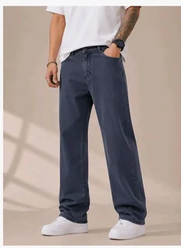 Men's Comfortable Casual Denim Jeans || Straight Fit (Jean) for Men || Regular Fit Mid Rise Flat Front Full Length Jeans for Men| Modern & Fashionable for Casualwear
- 32