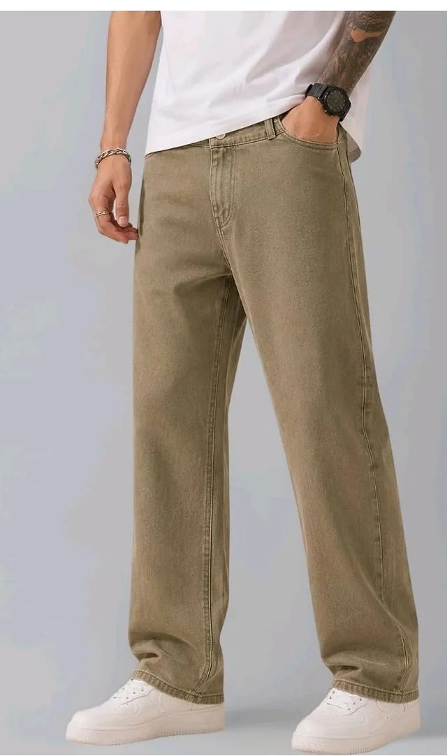 Men's Comfortable Casual Denim Jeans || Straight Fit (Jean) for Men || Regular Fit Mid Rise Flat Front Full Length Jeans for Men| Modern & Fashionable for Casualwear - 36