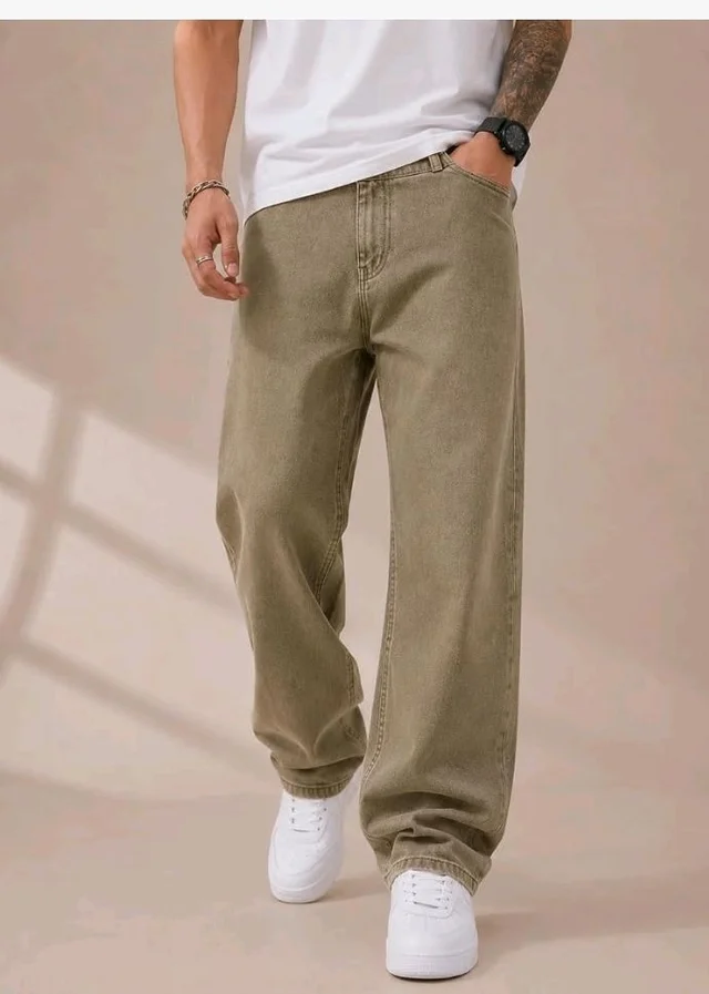 Men's Comfortable Casual Denim Jeans || Straight Fit (Jean) for Men || Regular Fit Mid Rise Flat Front Full Length Jeans for Men| Modern & Fashionable for Casualwear - 36