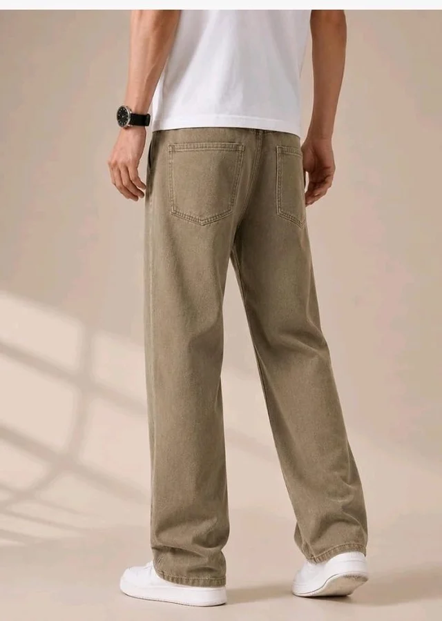 Men's Comfortable Casual Denim Jeans || Straight Fit (Jean) for Men || Regular Fit Mid Rise Flat Front Full Length Jeans for Men| Modern & Fashionable for Casualwear - 36