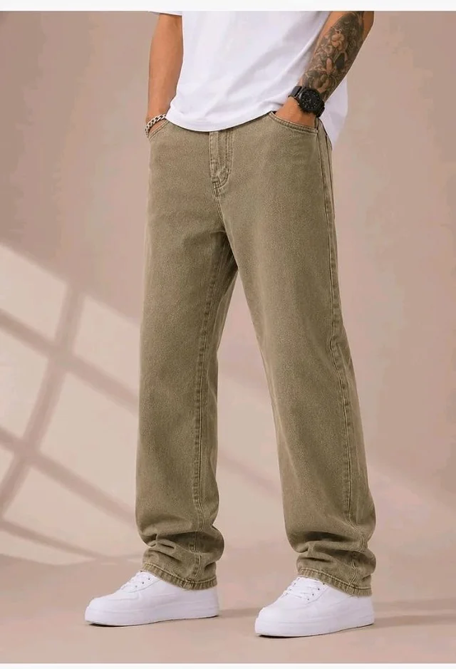 Men's Comfortable Casual Denim Jeans || Straight Fit (Jean) for Men || Regular Fit Mid Rise Flat Front Full Length Jeans for Men| Modern & Fashionable for Casualwear - 36