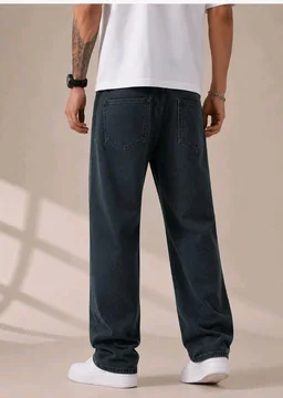 Men's Comfortable Casual Denim Jeans || Straight Fit (Jean) for Men || Regular Fit Mid Rise Flat Front Full Length Jeans for Men| Modern & Fashionable for Casualwear - 32