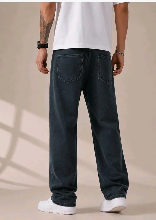 Men's Comfortable Casual Denim Jeans || Straight Fit (Jean) for Men || Regular Fit Mid Rise Flat Front Full Length Jeans for Men| Modern & Fashionable for Casualwear - 32