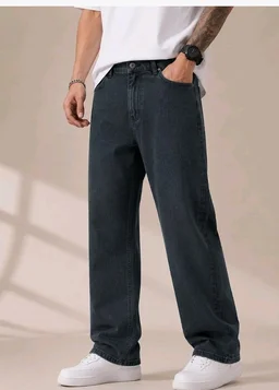 Men's Comfortable Casual Denim Jeans || Straight Fit (Jean) for Men || Regular Fit Mid Rise Flat Front Full Length Jeans for Men| Modern & Fashionable for Casualwear - 32