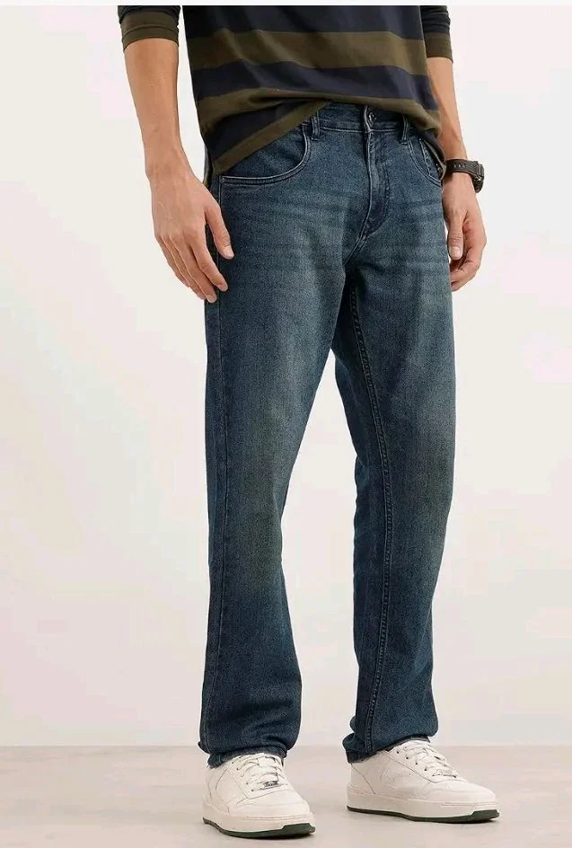WROGN Men's Straight Fit Jeans | Mid Rise | Jeans for Man - 32
