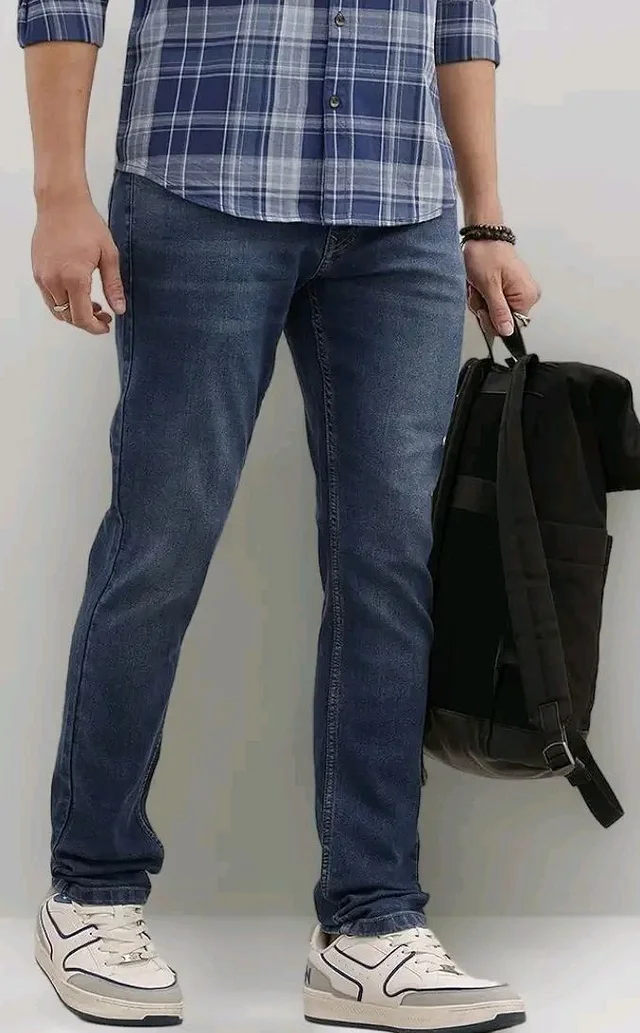 WROGN Men's Slim Fit Jeans | Mid Rise | Jeans for Man - 32