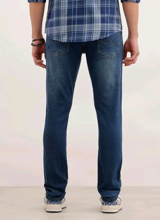 WROGN Men's Slim Fit Jeans | Mid Rise | Jeans for Man - 32
