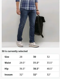 WROGN Men's Slim Fit Jeans | Mid Rise | Jeans for Man - 32