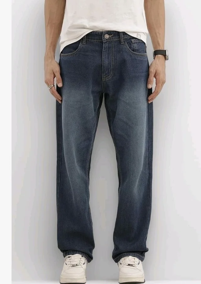 WROGN Men's Anti Fit Jeans | Mid Rise | Jeans for Man - 34
