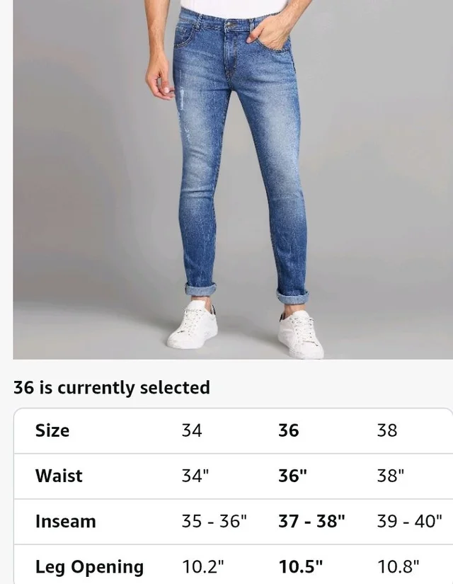 Urbano Fashion Men Jeans
- 30