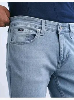 Flying Machine Men's Slim Straight Fit Jeans| Solid | High Rise | Stretchable | Jeans for Man
- 32