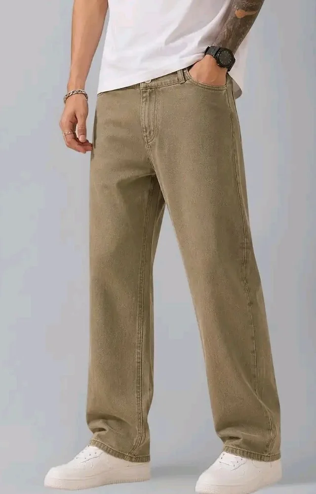 Men's Comfortable Casual Denim Jeans || Straight Fit (Jean) for Men || Regular Fit Mid Rise Flat Front Full Length Jeans for Men| Modern & Fashionable for Casualwear - 32