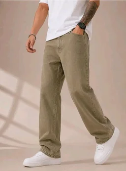 Men's Comfortable Casual Denim Jeans || Straight Fit (Jean) for Men || Regular Fit Mid Rise Flat Front Full Length Jeans for Men| Modern & Fashionable for Casualwear - 32