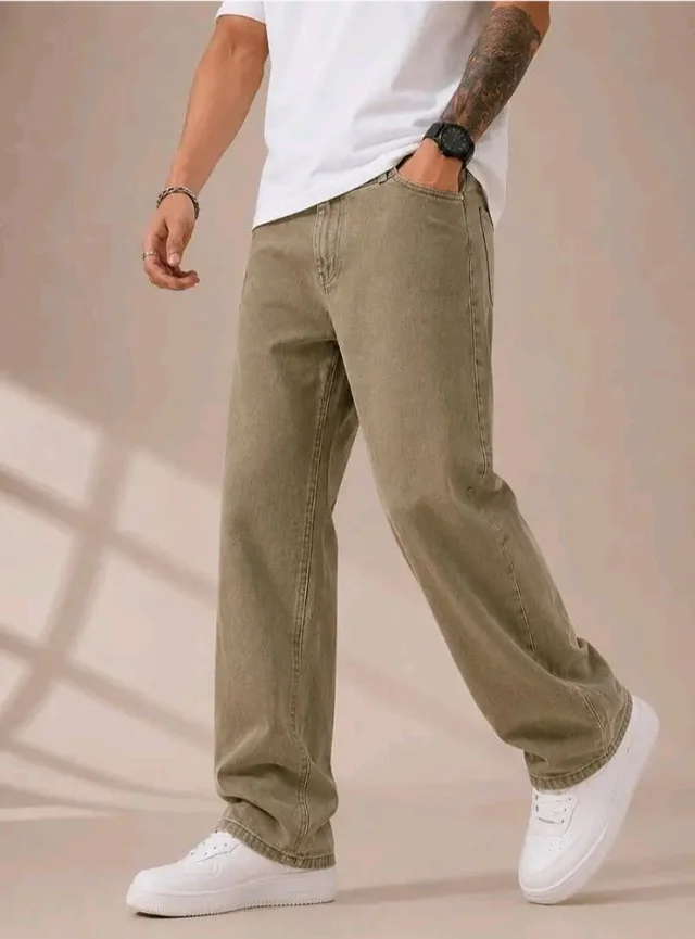 Men's Comfortable Casual Denim Jeans || Straight Fit (Jean) for Men || Regular Fit Mid Rise Flat Front Full Length Jeans for Men| Modern & Fashionable for Casualwear - 32
