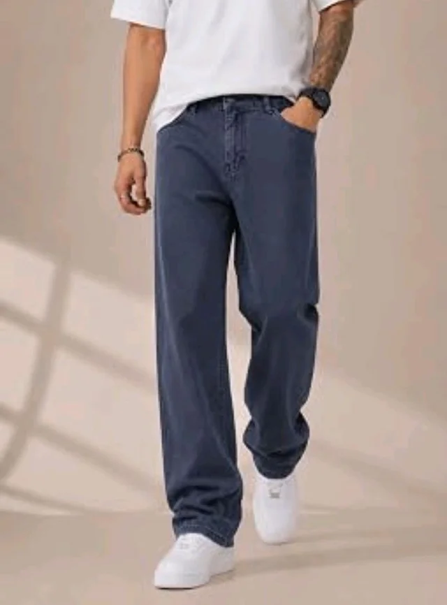 Men's Comfortable Casual Denim Jeans || Straight Fit (Jean) for Men || Regular Fit Mid Rise Flat Front Full Length Jeans for Men| Modern & Fashionable for Casualwear
- 30