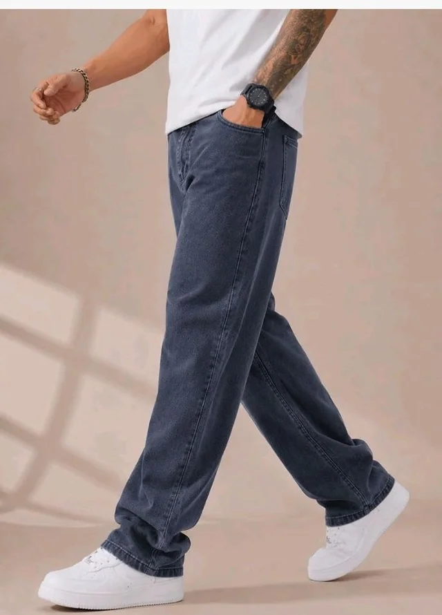 Men's Comfortable Casual Denim Jeans || Straight Fit (Jean) for Men || Regular Fit Mid Rise Flat Front Full Length Jeans for Men| Modern & Fashionable for Casualwear
- 30