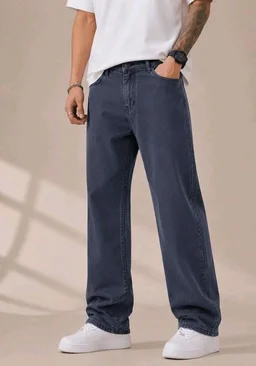 Men's Comfortable Casual Denim Jeans || Straight Fit (Jean) for Men || Regular Fit Mid Rise Flat Front Full Length Jeans for Men| Modern & Fashionable for Casualwear
- 30