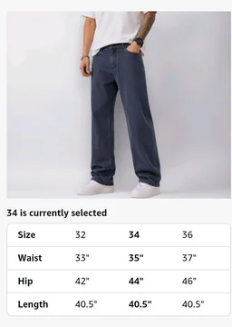 Men's Comfortable Casual Denim Jeans || Straight Fit (Jean) for Men || Regular Fit Mid Rise Flat Front Full Length Jeans for Men| Modern & Fashionable for Casualwear
- 30