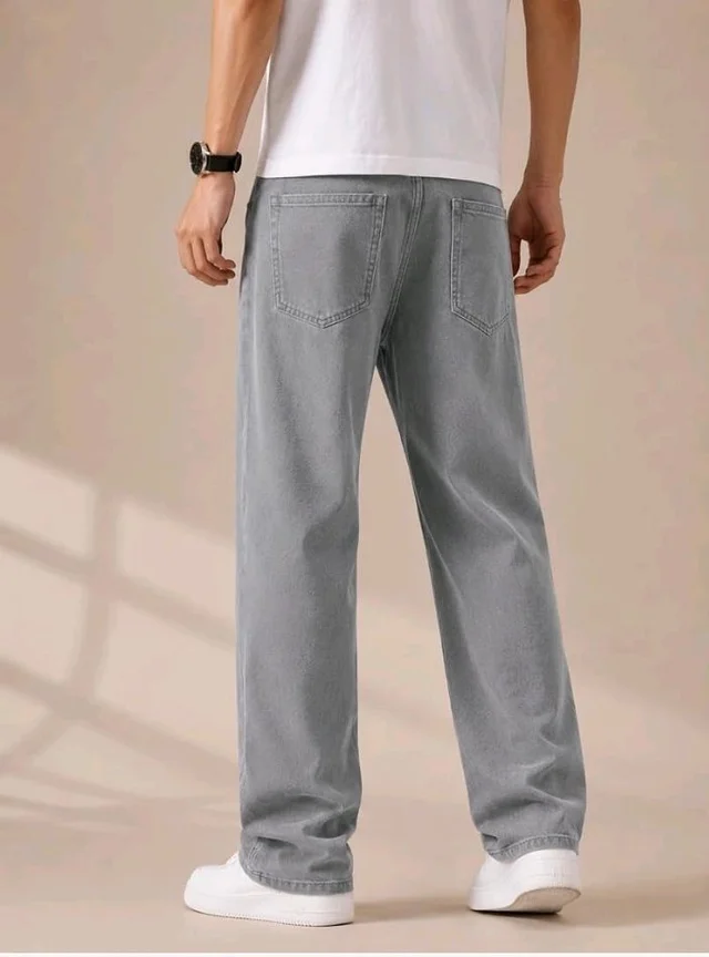 Men's Comfortable Casual Denim Jeans || Straight Fit (Jean) for Men || Regular Fit Mid Rise Flat Front Full Length Jeans for Men| Modern & Fashionable for Casualwear - 32