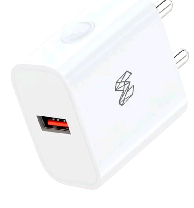 MOOSH 18W USB-C Fast Charger Adapter | BIS Certified PD + QC 3.0 Type-C Power Adapter for iPhone 15/15 Pro/14/13/12/11 Series & USB-C Devices | Safe Rapid Charging | White