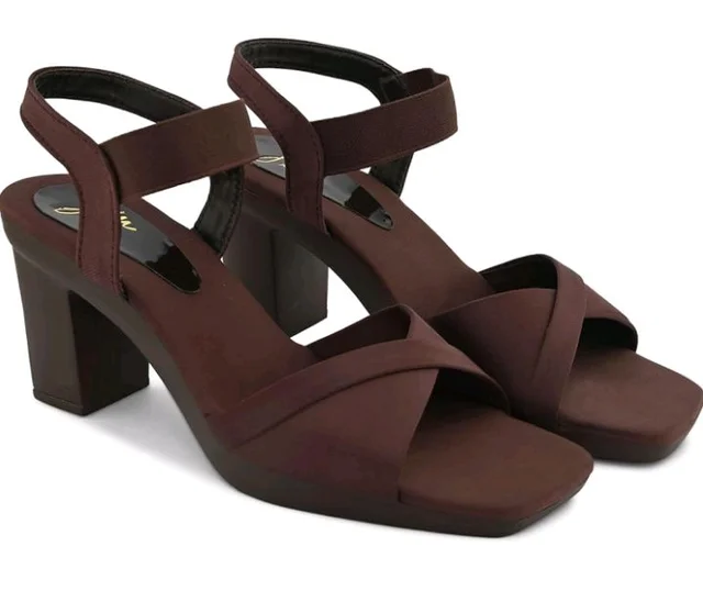 JM LOOKS Fashion Fancy Solid Backstrap Comfortable Sole Stylish Casual Heel Sandal,for Womens & Girls
- 7
