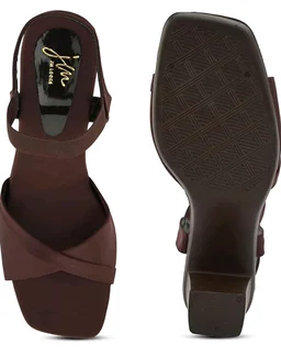 JM LOOKS Fashion Fancy Solid Backstrap Comfortable Sole Stylish Casual Heel Sandal,for Womens & Girls
- 7
